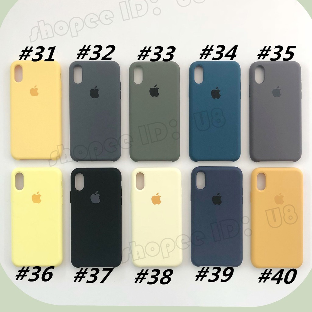 Casing Full Cover Iphone 6 6S Plus 7 8 X XS XR XS MAX case Bahan Silikon Lembut Untuk