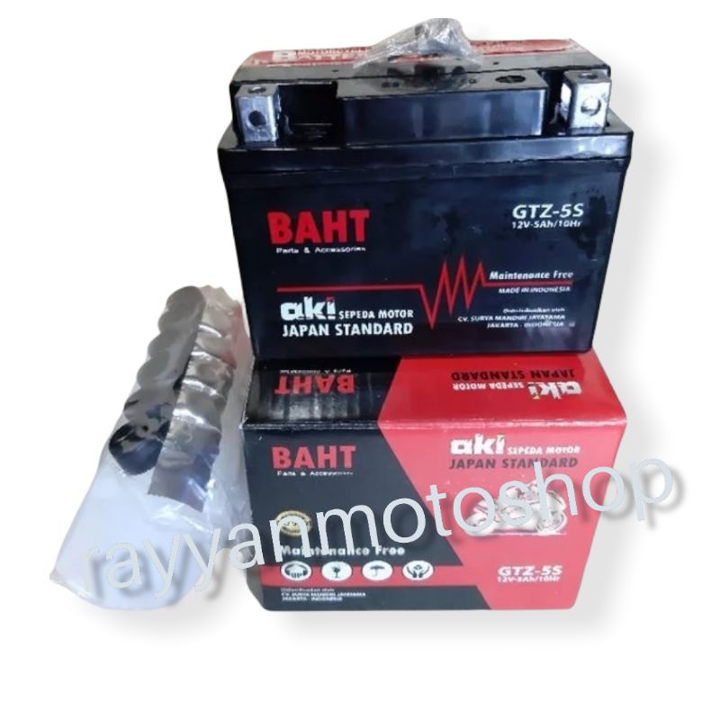 Aki Motor Kering BAHT GTZ5 YTZ5 Standar Jepang Beat Vario Scoopy Mio Vixion Dll