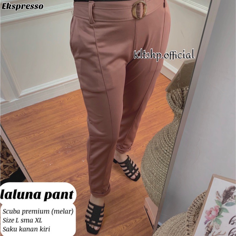 LALUNA PANT/CELANA KERJA/CELANA SCUBA/SCUBA PANT