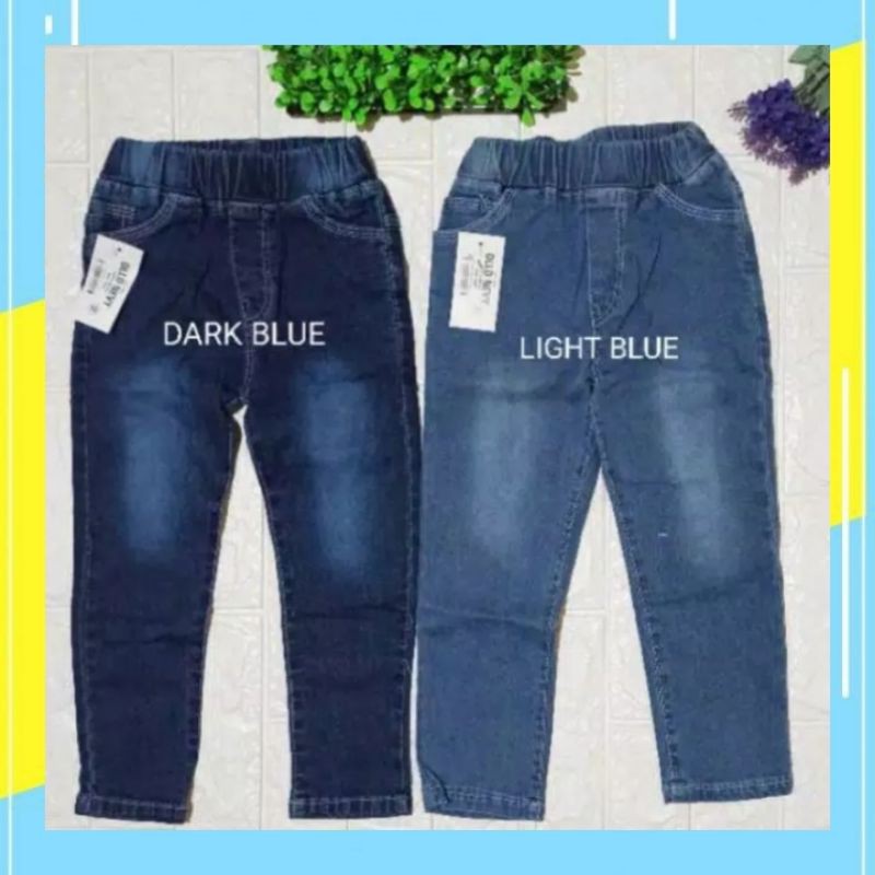 Celana Jeans Anak Perempuan Laki-laki Kekinian bayi - 6 Tahun Grosir Ecer