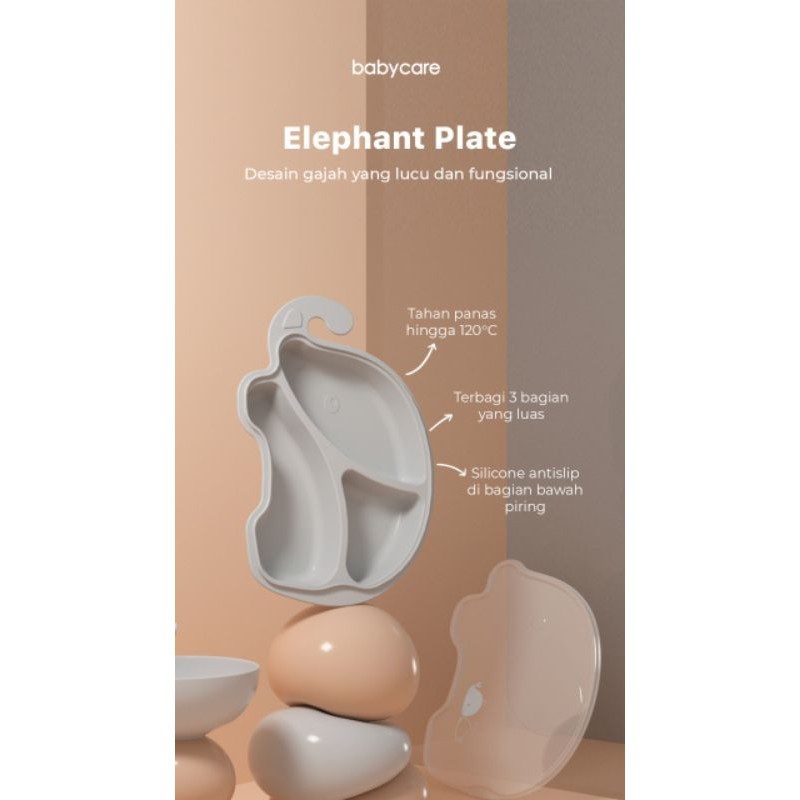 Babycare Baby Elephant Plate