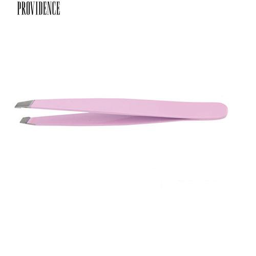 Berguna Pinset Alis Profesional Hair Beauty Slanted Stainless Steel Tweezer