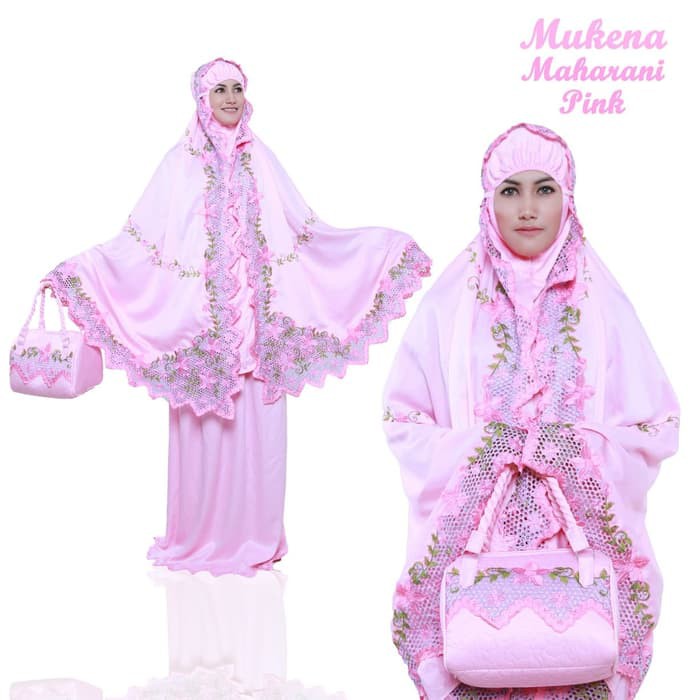 MUKENA DEWASA MAHARANI PINK