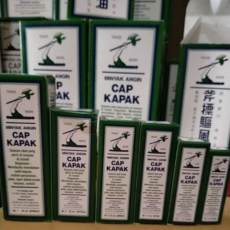 Minyak Angin Cap Kapak, tersedia ukuran 56ml