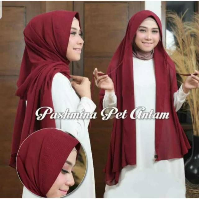 Pashmina ceruty tali pet antem (10 pcs)