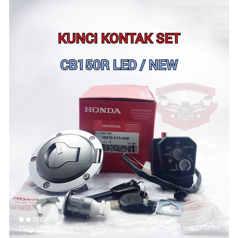 KUNCI KONTAK SET CB150R NEW KUNCI KONTAK HONDA K15 KEYSET HONDA CB 150R KONCI KONTAK CB 150 R