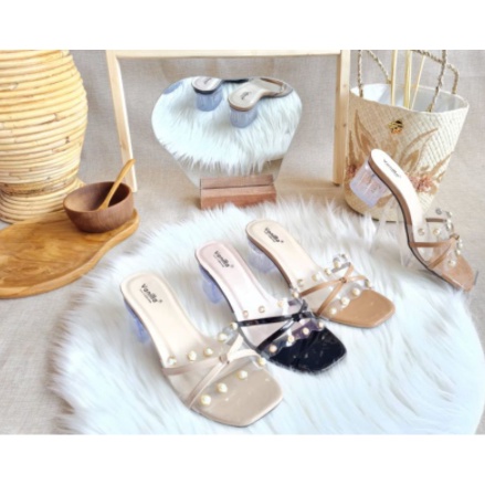 Heels Wanita Kekinian Hils Terbaru Haihil Murah Hill Original Sandal Kondangan Sendal Pesta Remaja H