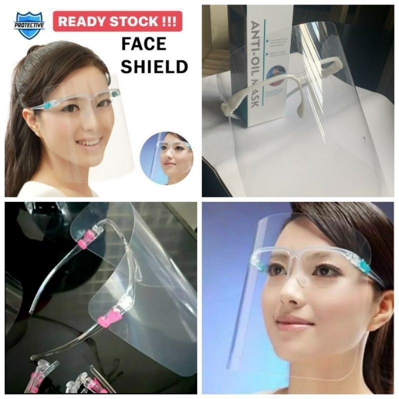 Medan murah : face Shield kacamata bahan impor