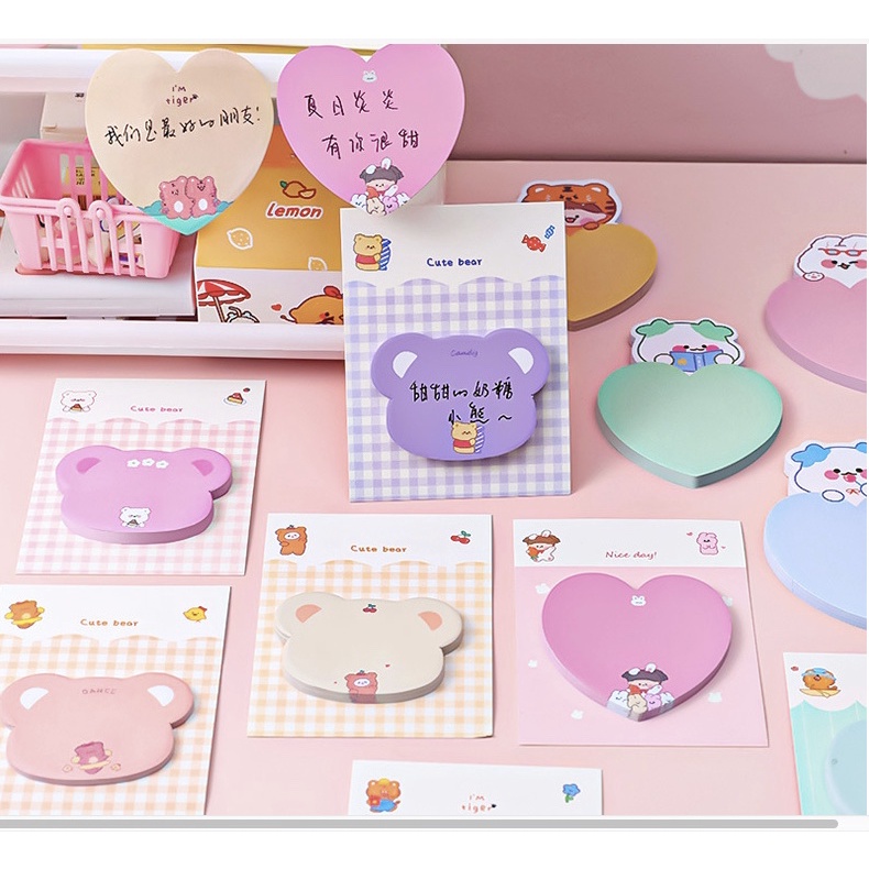 MEMO NOTES BENTUK LOVE BEAR