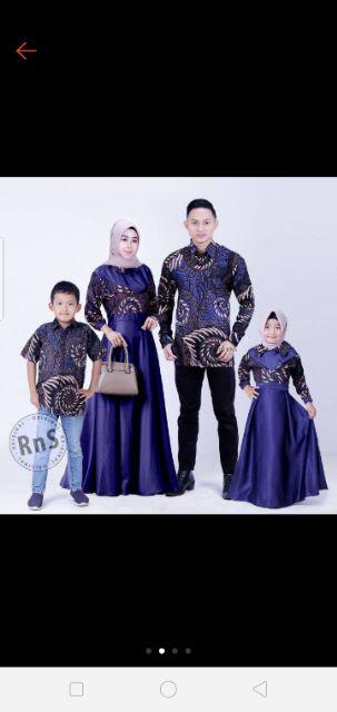 Couple Batik Keluarga Gamis Lonceng Model Jazz Gamis Jazzy Couple Gamis Keluarga