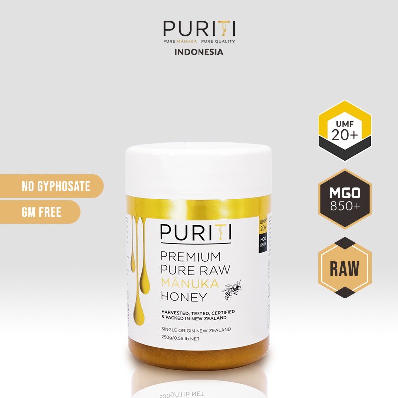 

Puriti Raw Manuka Honey UMF 20+ 250 gram