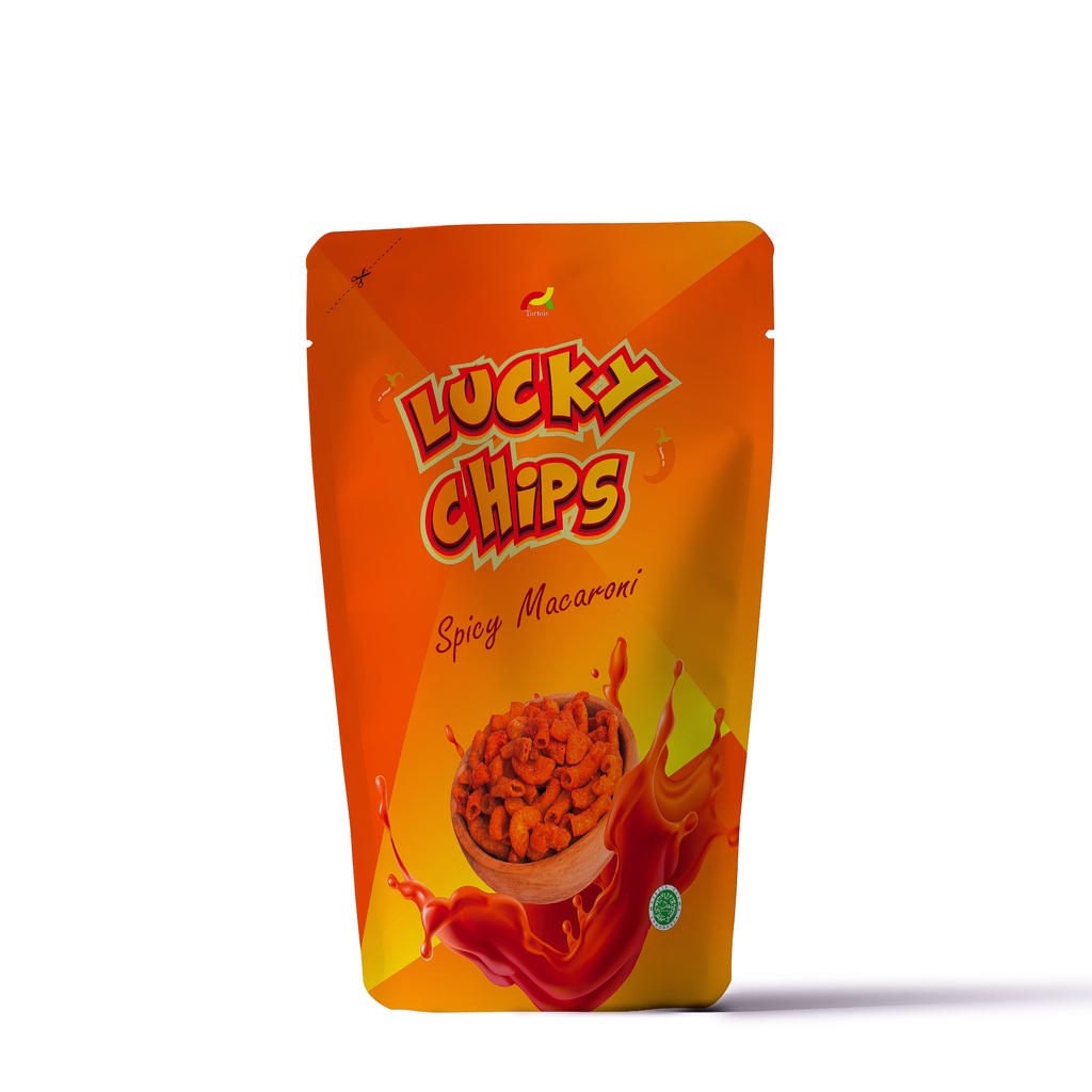 

Makaroni Tabur Makaroni Bantat Lucky Chips Macaroni and Chili 100gr