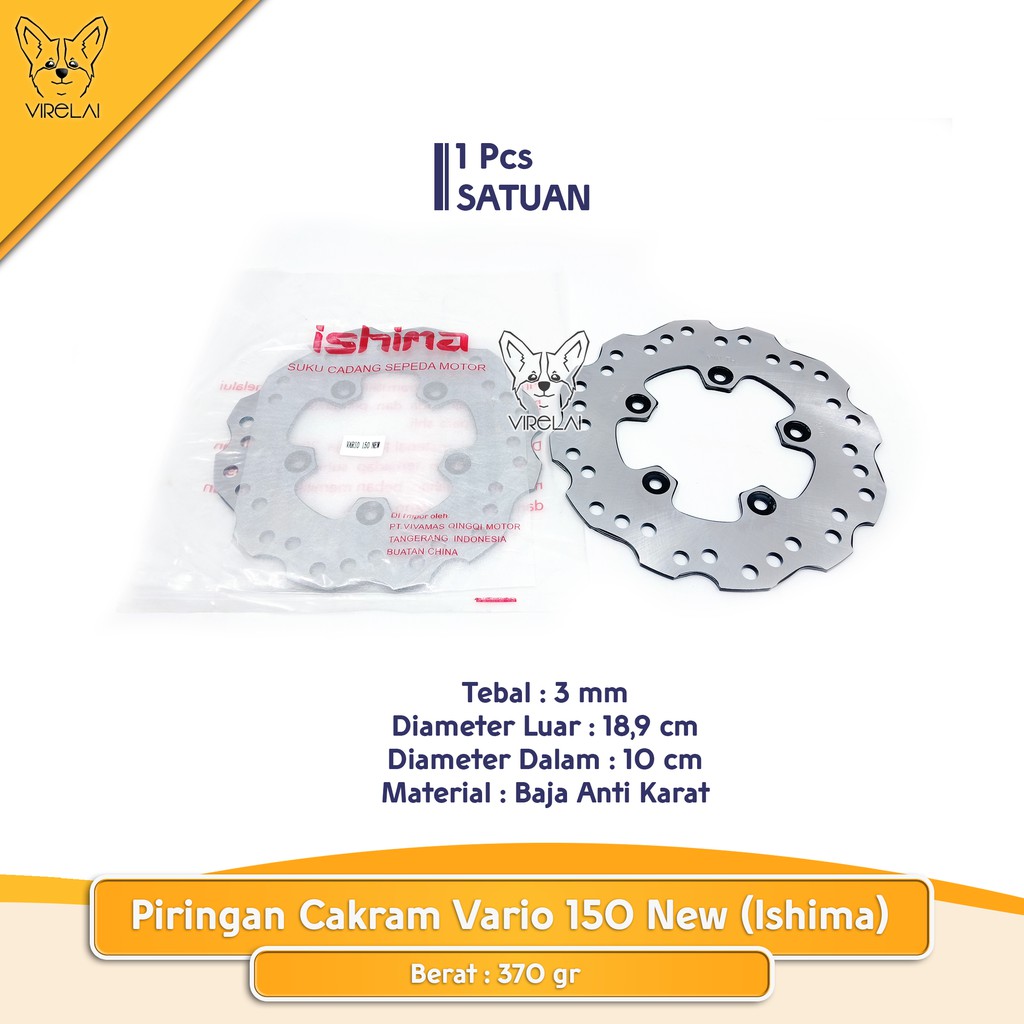 Piringan Cakram Vario 150 New [Ishima]