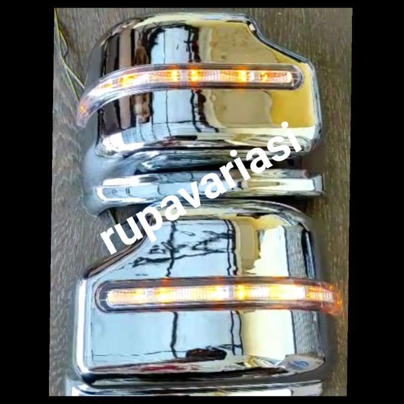 cover tutup spion mobil SUZUKI new JIMNY 2019 2020 2021 2022 nyala lampu led biru + sein kuning jeep