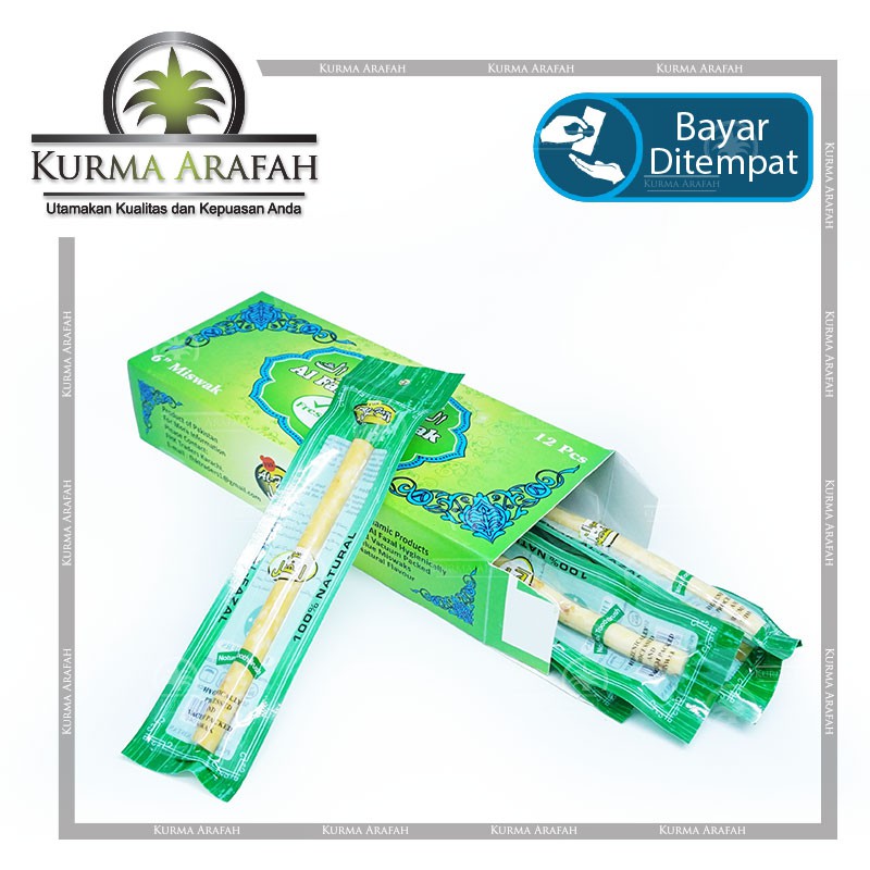 Siwak Kecil Al Fazal Original Product / Kayu Miswak  Al Fazal per pcs