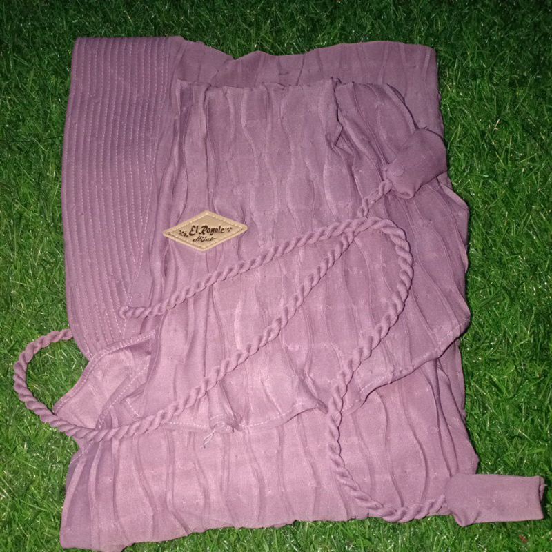 NURI (Plisket gelombang tali Rara full belakang)ORI Elroyale hijab-Lavender