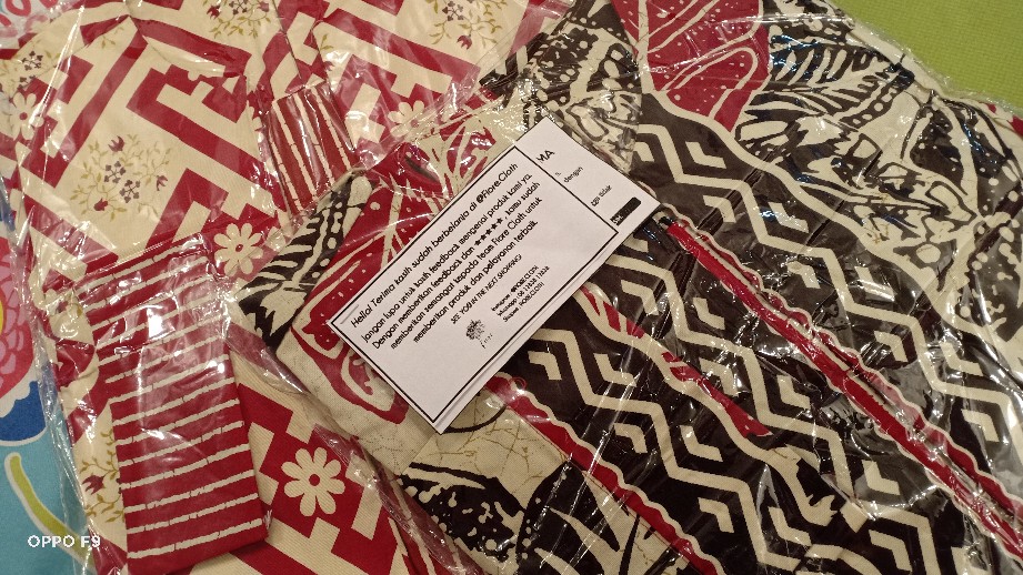 Fiorecloth - Atasan Baju Batik Wanita Lengan Panjang 405 432 434 423 424 440