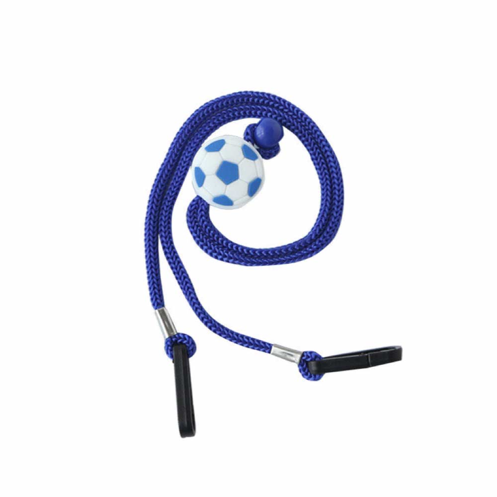 Tali Strap [ Biru ] Earhook Aksesoris Kacamata &amp; Masker Anak Penahan Anti Jatuh - Nilon - BOLA