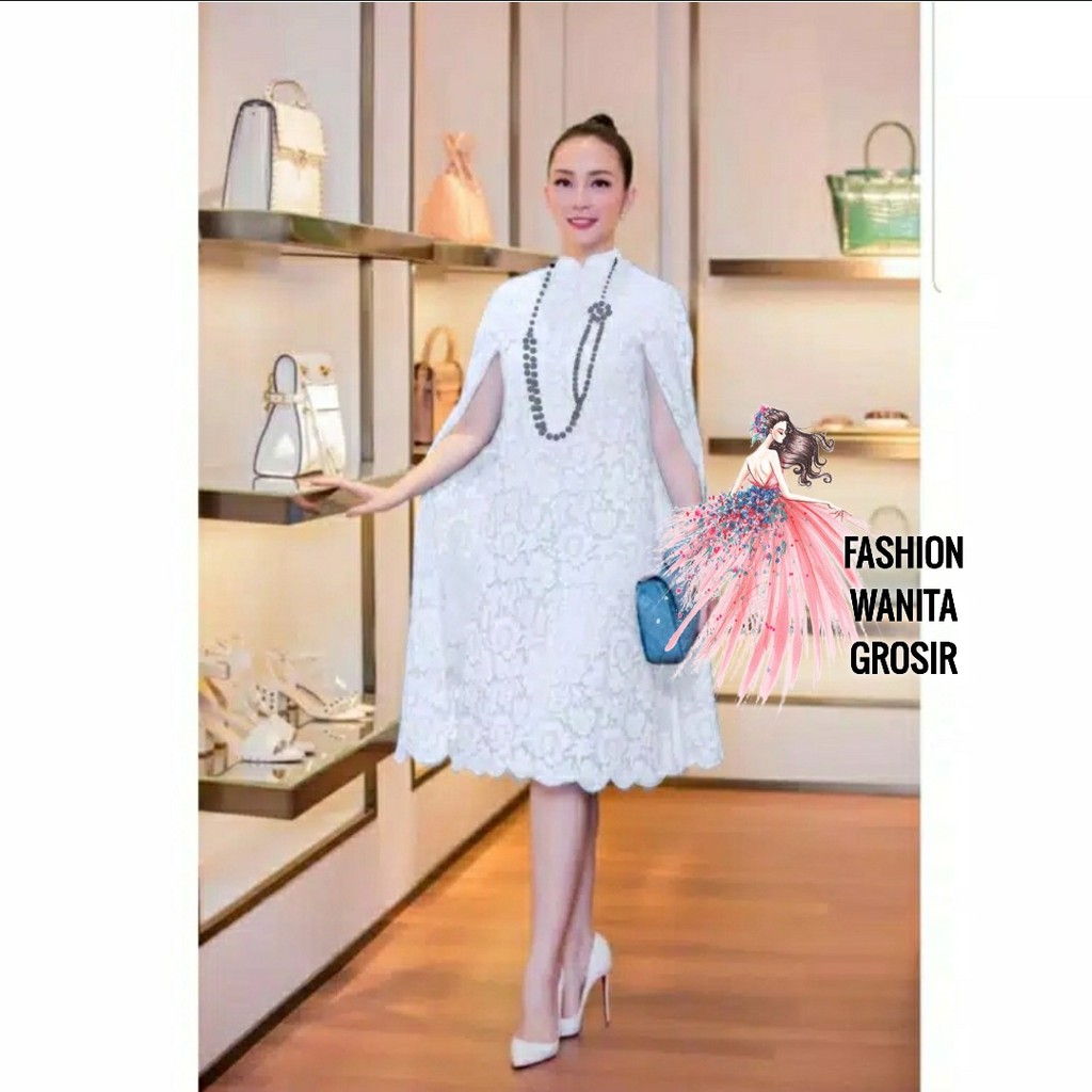 FWG - DRESS MARTHA / DRESS BRUKAT / DRESS WANITA / DRESS NATAL / PAKAIAN WANITA DRESS