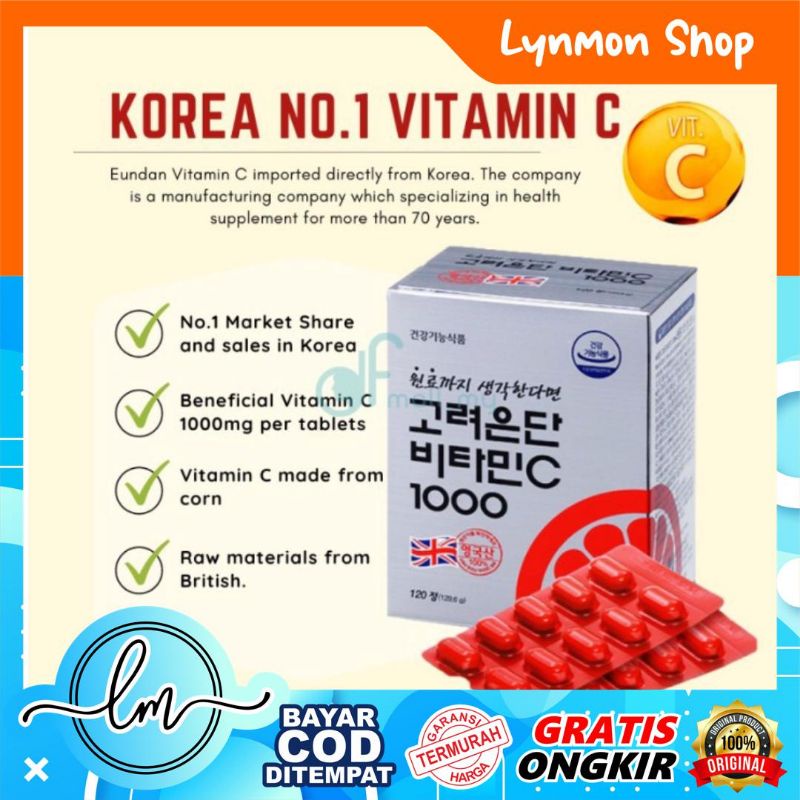 Korean Eundan Vit C 1000 mg