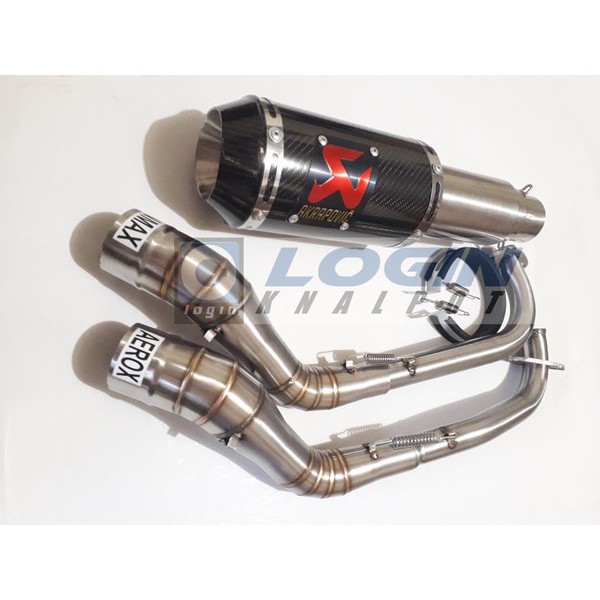 Knalpot Nmax aerox vario beat scoopy pcx adv mio xmax Fullsystem Akrapovic gp m1