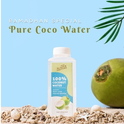 

PURE COCONUT WATER - AIR KELAPA MURNI (500ml) (Paket 3-6 botol)