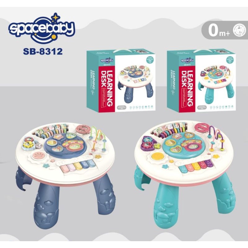 Spacebaby learning activity desk SB-8312 meja main  anak bayi