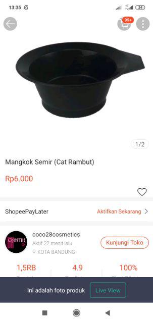 Mangkok Semir (cat Rambut)