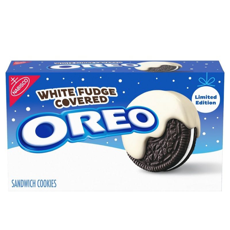 

OREO WHITE FUDGY COVERED LIMITED EDITION