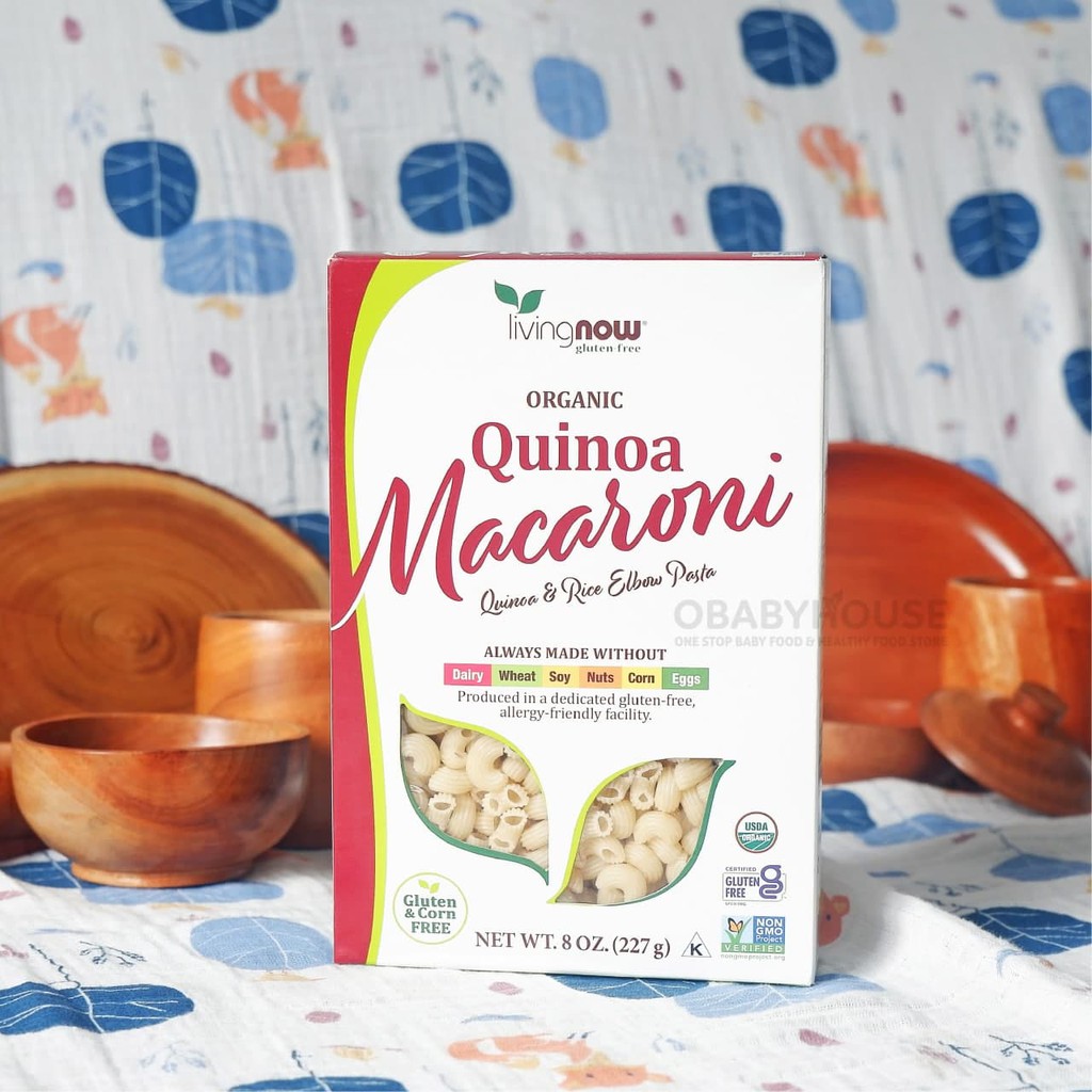 Now Foods, Organic Quinoa Macaroni Gluten Free 227 gr