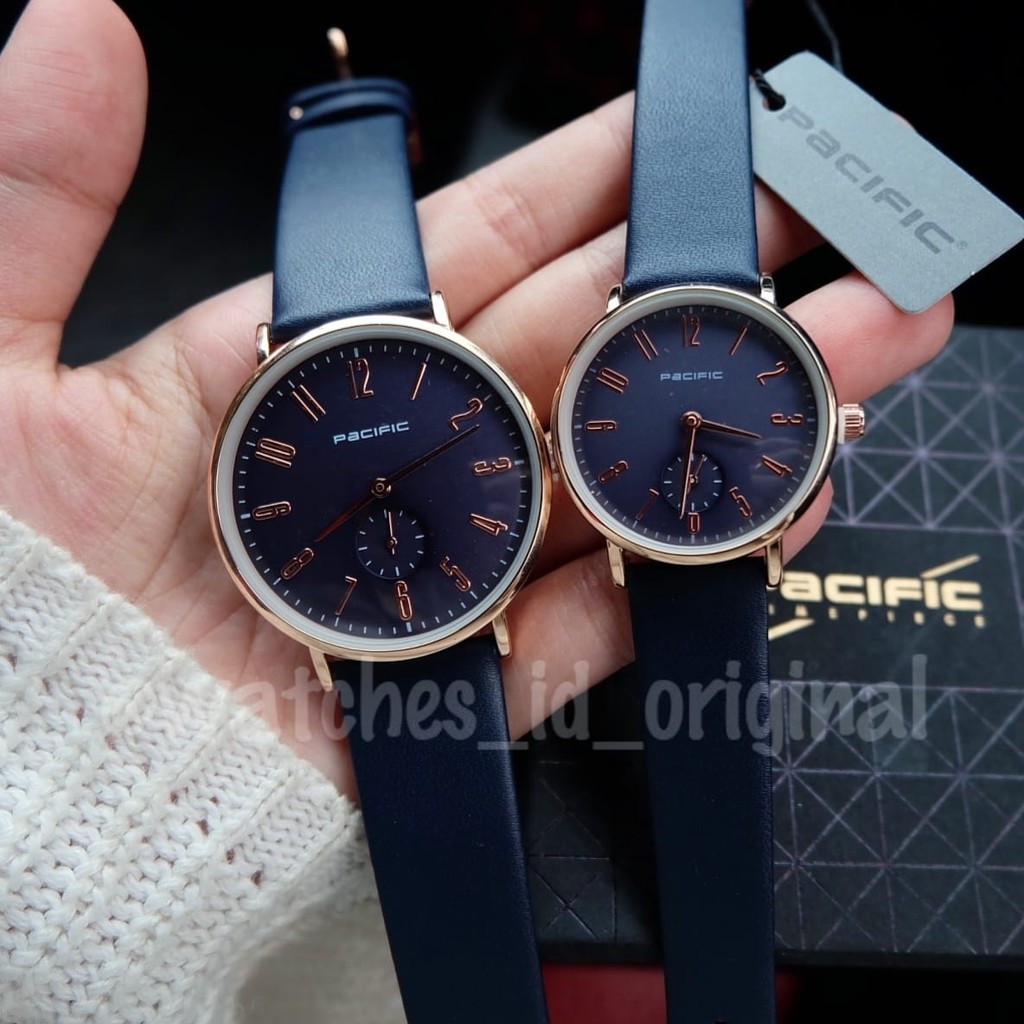 Jam Tangan Couple Pacific Original (Blue Navy)