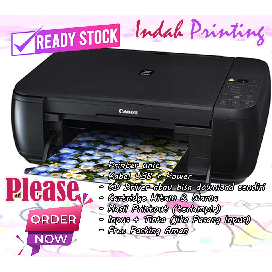 Printer Canon Pixma MP258/287/237 kosongan - Multifungsi (Print, Scan, foto Copy)