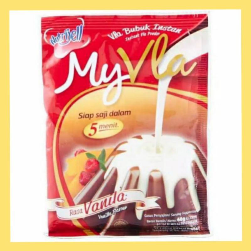 

MY VLA NUTRIJEL SAOS PUDDING RASA VANILLA DAN COKLAT