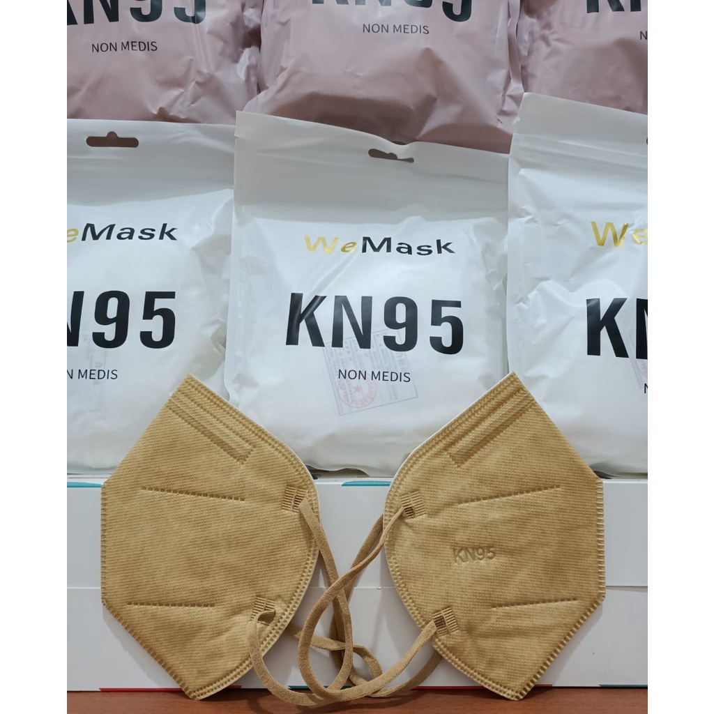 Masker KN95 5ply We mask Isi 10pcs KN95 Masker Wemask isi 10pcs