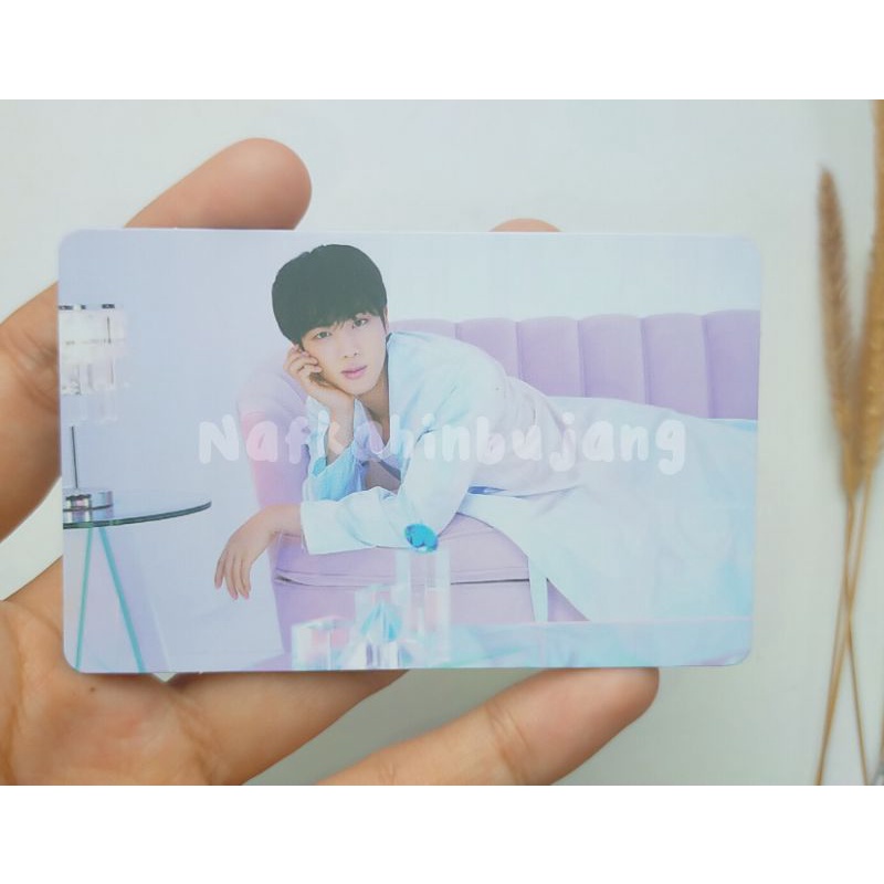 PHOTOCARD BTS KIM SEOKJIN BE ESSENTIAL PC JIN BE ESS MURAH