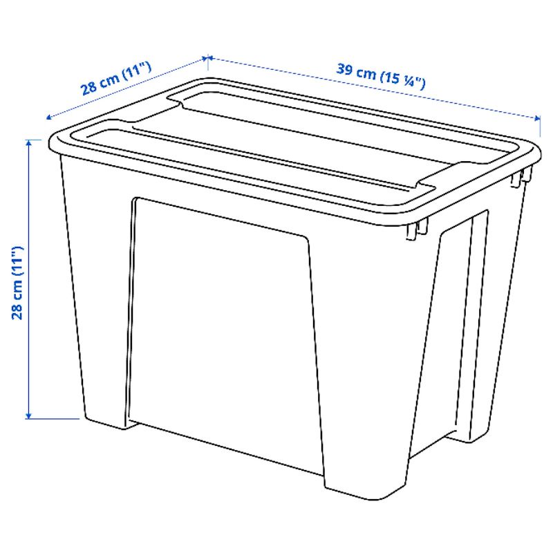 kotak penyimpanan trasparan / kotak barang / box penyimpanan barang