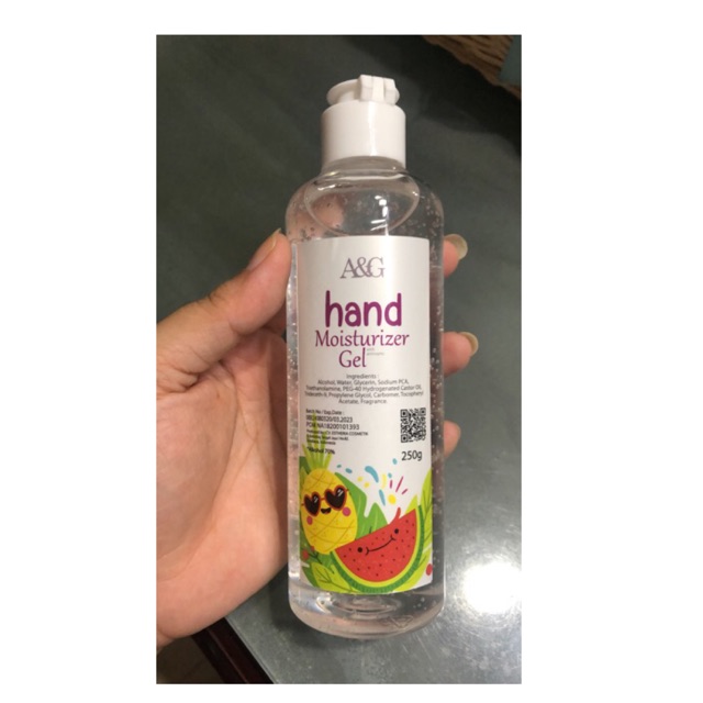 A&G Gel Hand Sanitizer 250ml