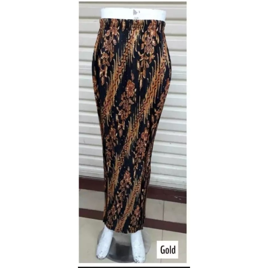 Terlengkap] Rok Plisket Batik - Original / Bawahan Kebaya / Rok Songket Prisket