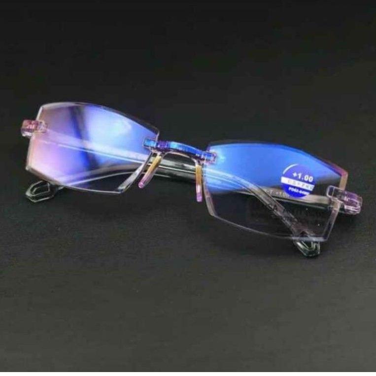 N40F Kacamata Baca Ajaib Superior Plus Minus Auto Fokus Blueray Anti Radiasi Pria Wanita Original Te