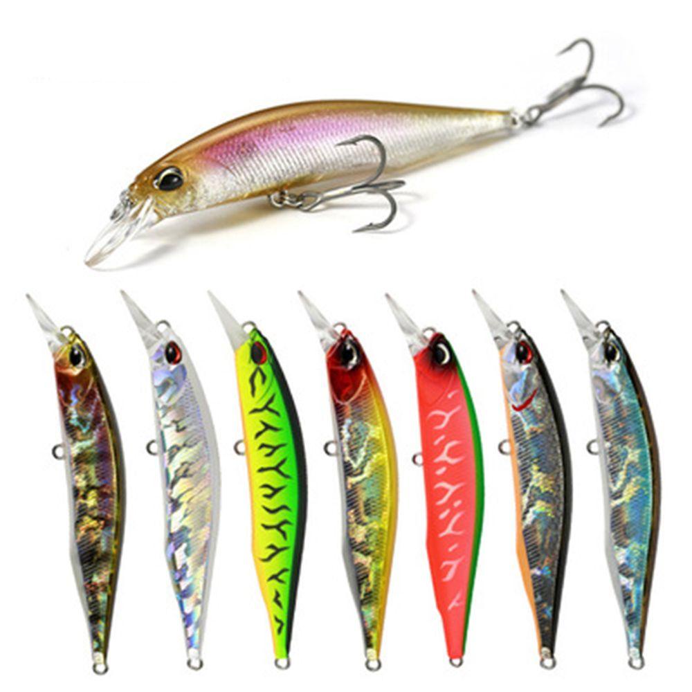 Top Minnow Lures 85mm/8g Crankbaits Tackle Memancing Musim Dingin Luar Ruangan