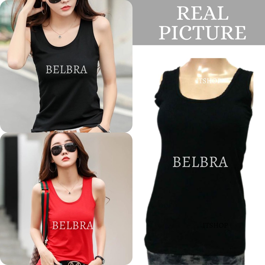 Kaos Tanktop Sport Singlet Dalaman Wanita Warna Polos / Tanktop Tali Sedang Singlet Wanita All Size Tank Top Tengtop Tangtop Singlet Cewek Murah