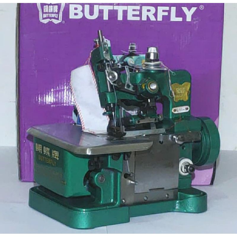 Mesin Obras Kecil Butterfly GN1-1 Hanya Kepala Mesin GN1-1