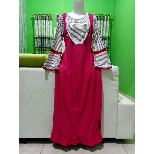 gamis pink panta PL