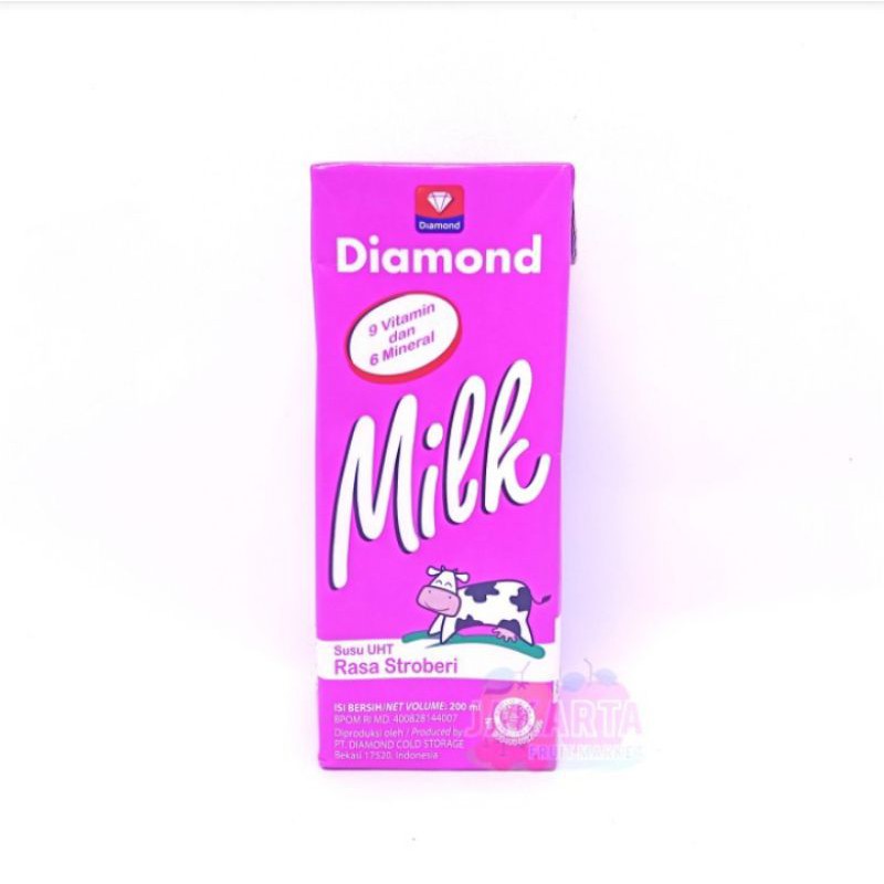 

DIAMOND MILK STRAWBERRY 200ML