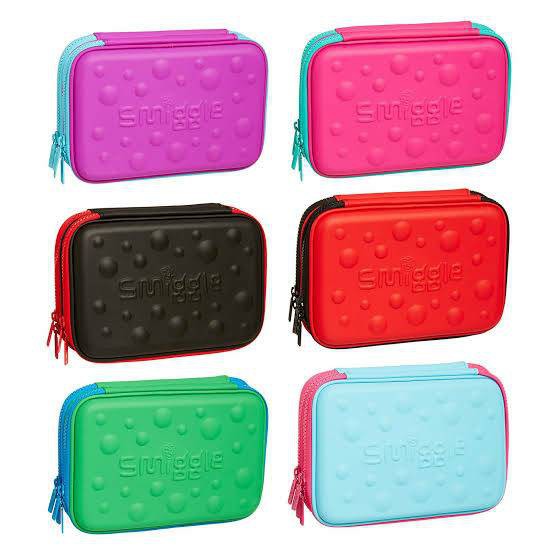 Smiggle Star Hardtop Pencilcase Bubble