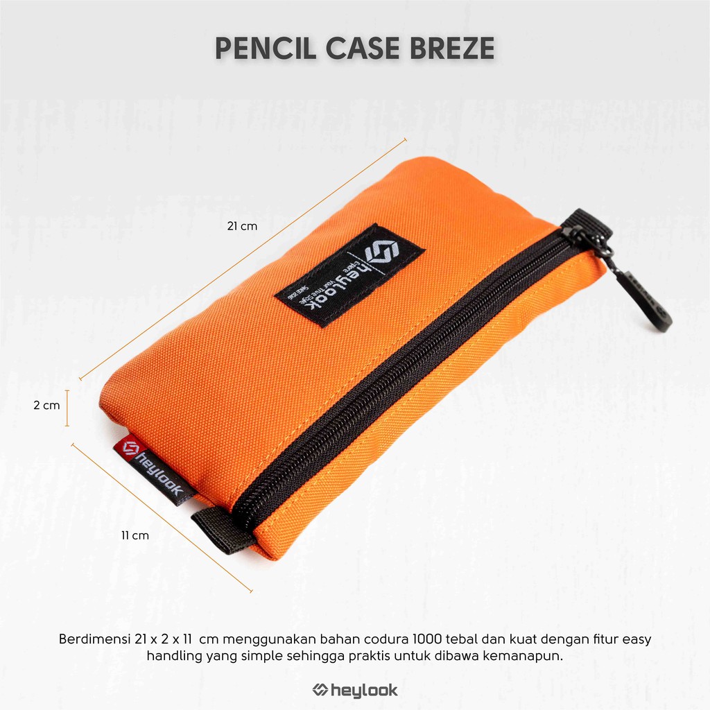 HEYLOOK Project - Tempat Pensil Kotak Pensil BREZE Pencil Case Kostak Anak Atk Sekolah Kuliah Kantor Kerja