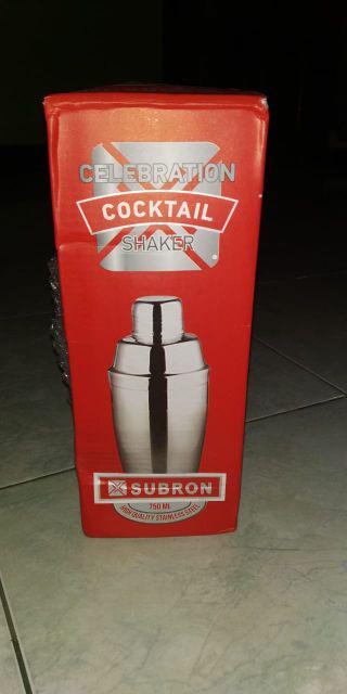 Shaker Cocktail Stainless / Shaker Minuman - 550ml