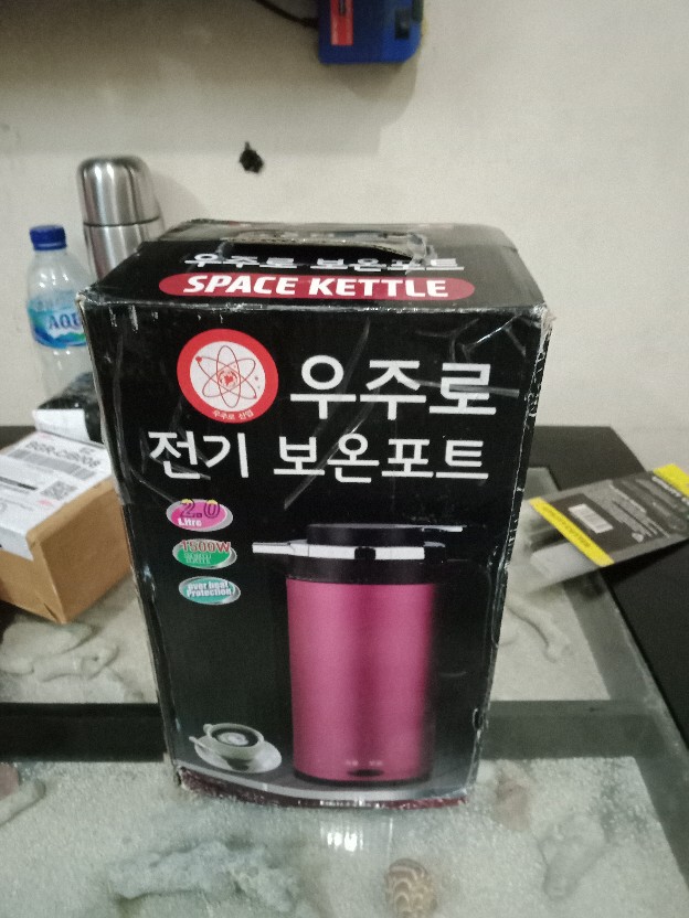 Heenoor Teko Listrik/mug Pemanas Air Stainless Steel 304 Tahan Panas Pembuat Kopi Teh Hn-28 2l