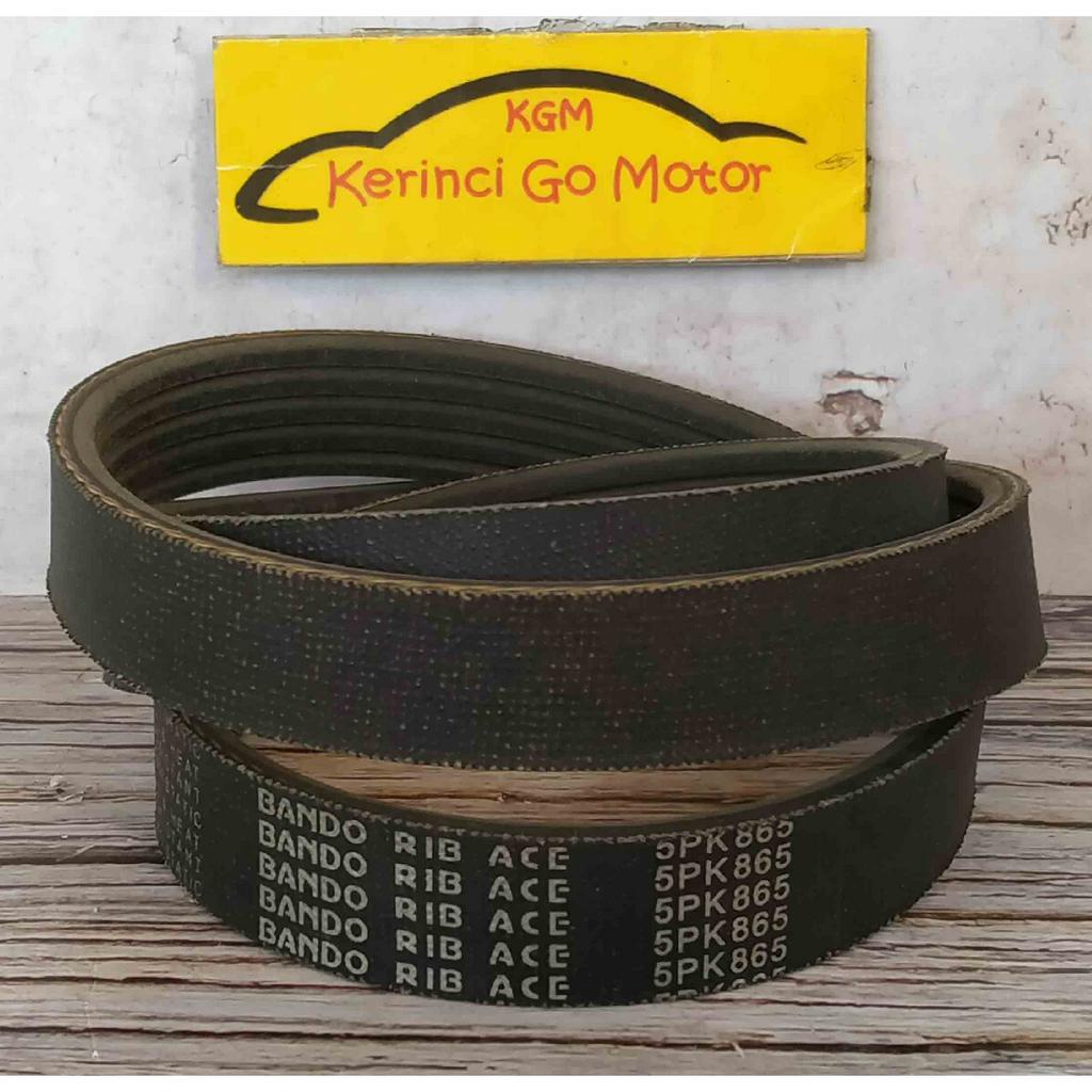 BANDO VAN BELT 5PK 865 RIB BELT TALI KIPAS 5PK-865 FAN BELT ALUR