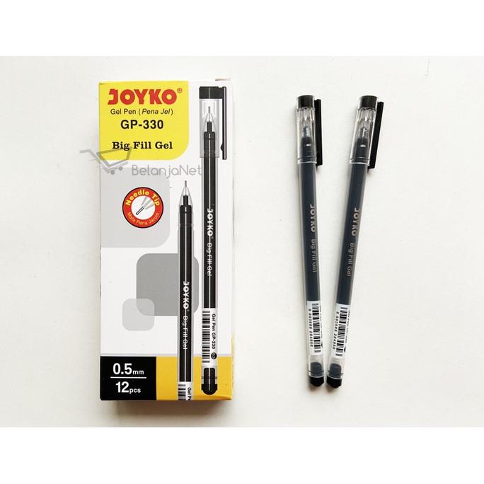

Gel Pen | Pulpen Pena Gel Joyko GP-330 Big Fill Gel 0.5 mm [LUSIN]